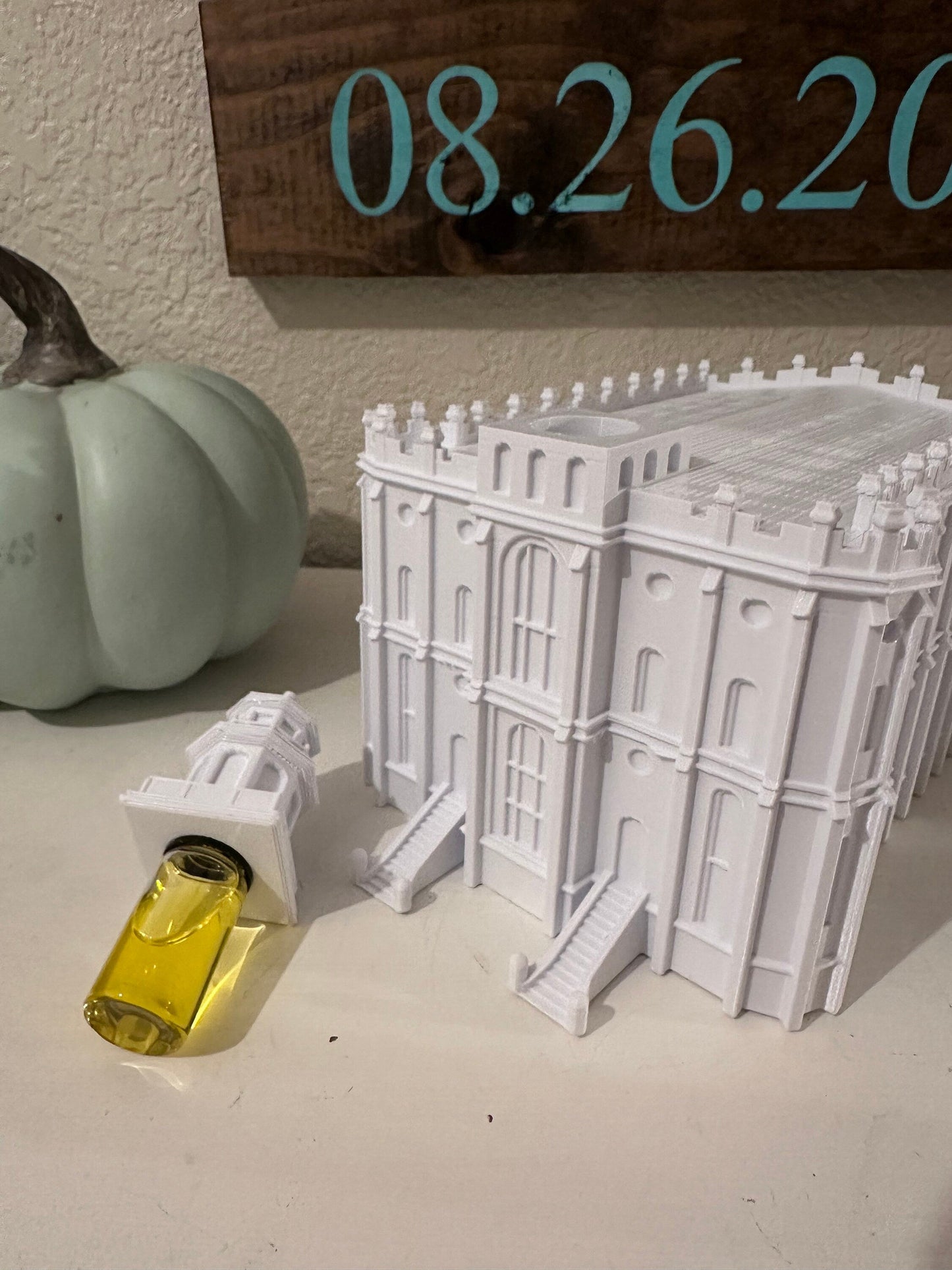 Consecrated Oil Container | LDS Temple | Sculpture-Model | 3D Printed