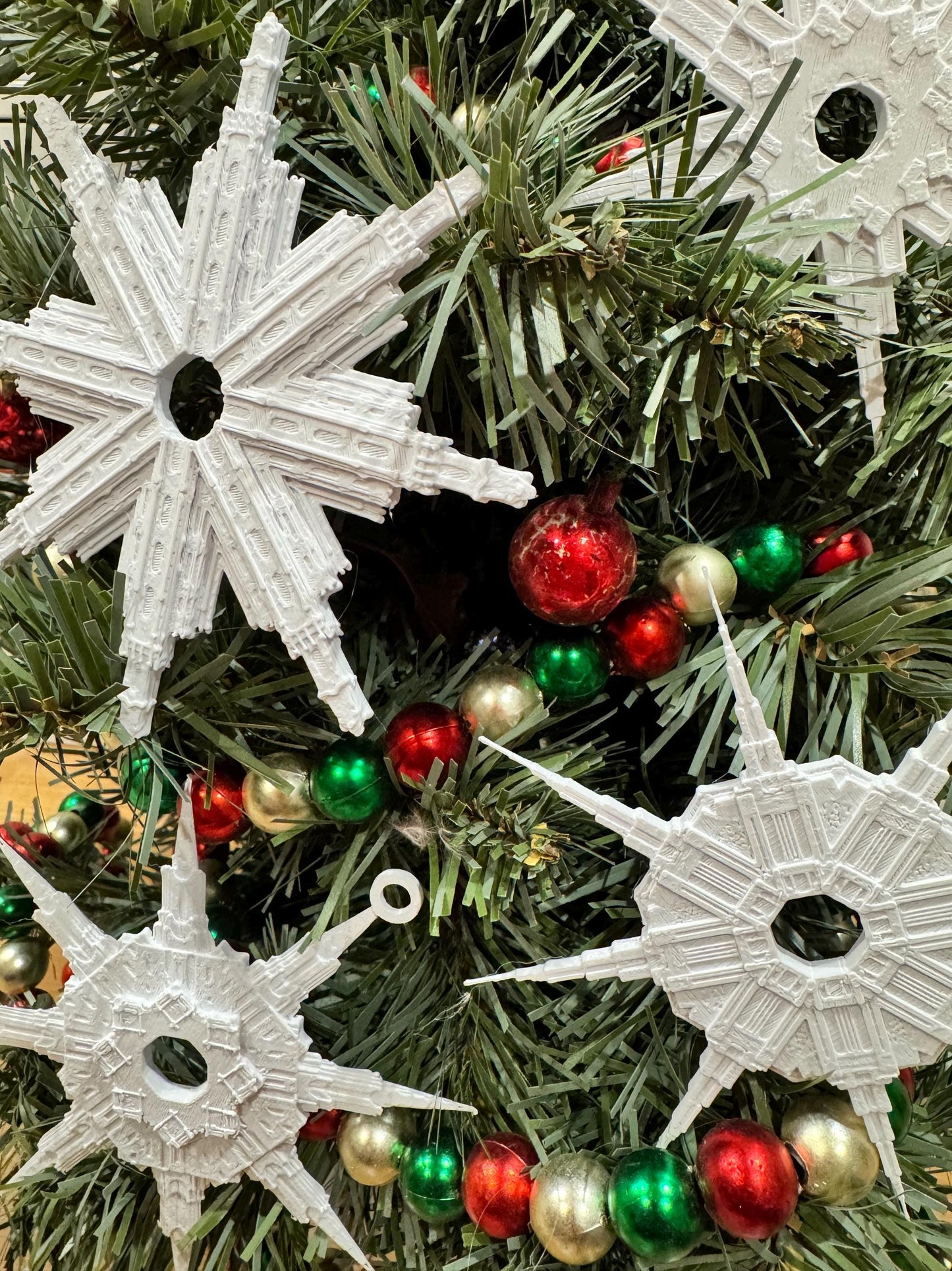 Temple Flakes | 3D Printed Christmas Tree Ornaments | Contact Me For 10+ Items | Perfect Primary or Relief Society Gift | LDS Mormon Temple