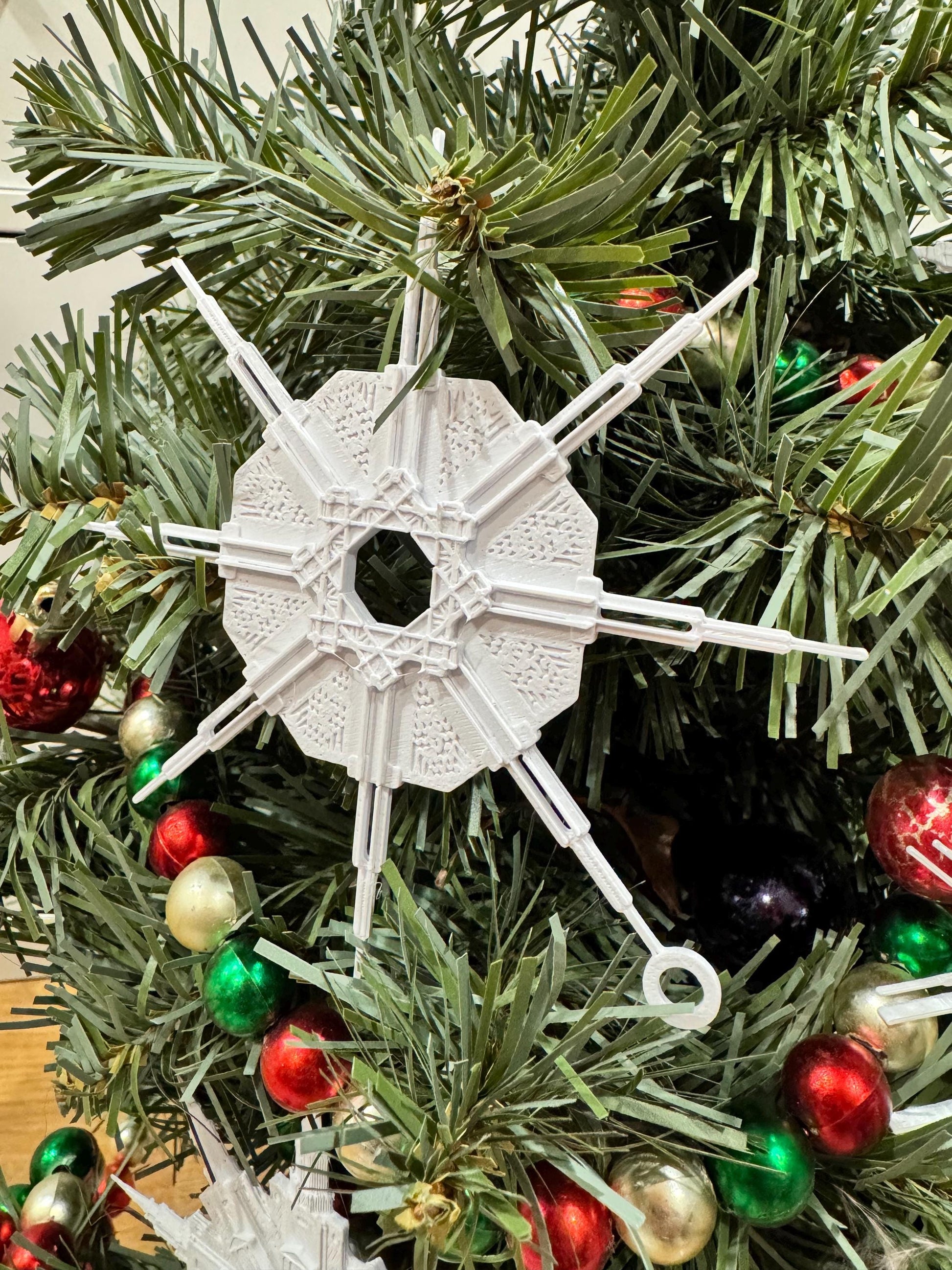 Temple Flakes | 3D Printed Christmas Tree Ornaments | Contact Me For 10+ Items | Perfect Primary or Relief Society Gift | LDS Mormon Temple